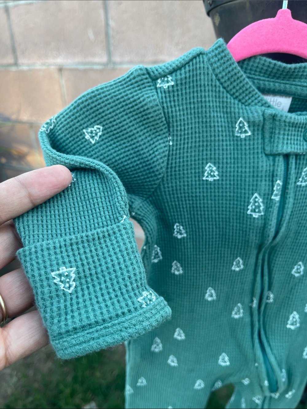 🌈 Little Planet Carter’s Organic Cotton Thermal Sleeper Christmas Holiday 3M - Picture 3 of 7